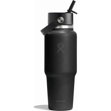 Borraccia termica Hydro Flask Wide Flex Straw da 946 ml, nera, modello WT32CFS001 (1/3)