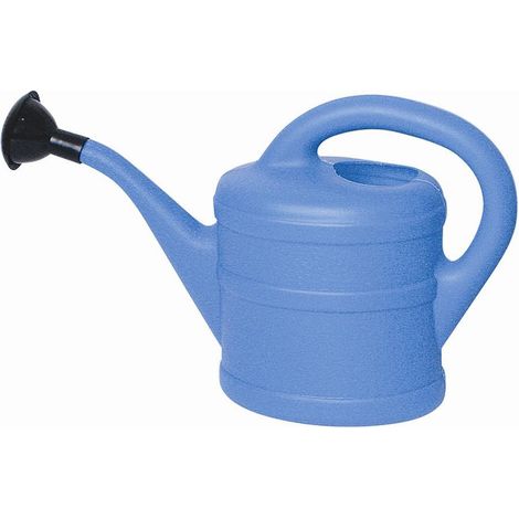 Gießkanne , 1 Liter, aus Kunststoff in blau, 25x85x17 cm, mit extralanger und präziser Gießtülle