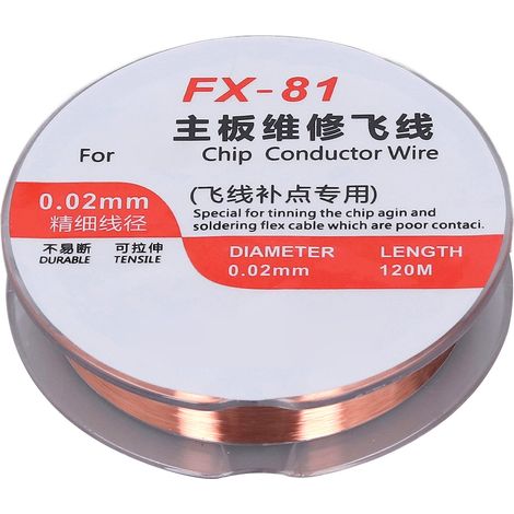 1 piece fil émaillé cuivre ABS pour réparation précise carte PCB flexible étirable isolation haute conductivité électrique (1/5)