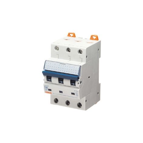 Gewiss LEITUNGSSCHUTZSCHALTER - MT 100 - 3P CHARAKTERISTIK C 16A - 3 TE, GW92667 (1/2)