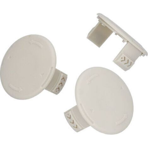01 02 015 Couvercle de Bobine de Remplacement,Capuchons de Bobine faciles Installer en ABS 522994001 3 pices pour Coupe-Bordures Ryobi pour pelouse pour extrieur pour Jardin (1/3)