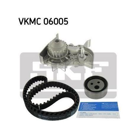 Pompe à eau + kit de courroie crantée SKF VKMC 06005 DACIA 77 00 273 279
