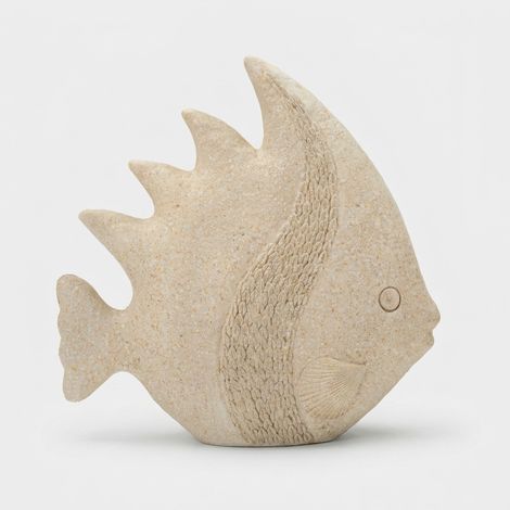 Decorazione marina a forma di pesce in polyresina Pesce L (1/5)