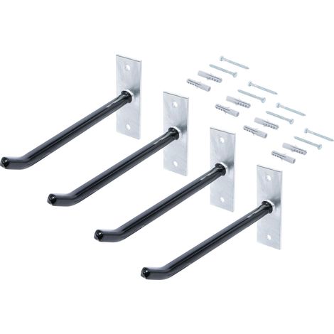 Wandhaken bgs-diy wall hooks for rims 40 kg Tragkraft verzinkt (1/4)