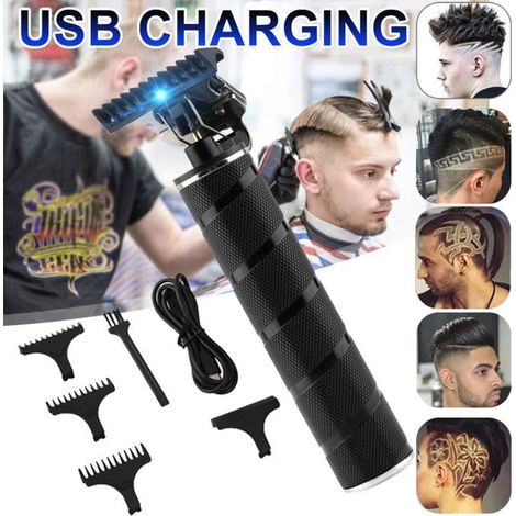 Hommes Tondeuse à Cheveux Professionnels Barbe électrique Barbier Coupe de Cheveux Tondeuses (1/4)