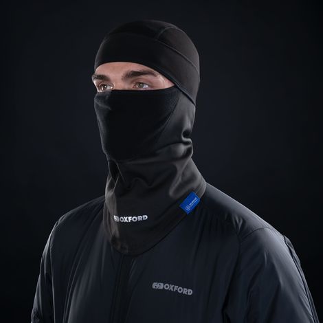 Cagoule longue Oxford Advanced coupe-vent en softshell avec ouverture pour les yeux, taille unique