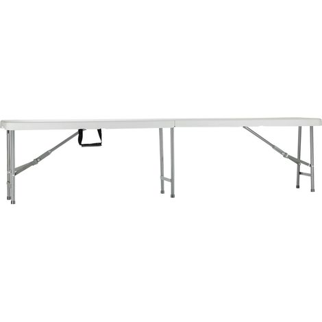 Banco da catering pieghevole 180x28x43cm Thinia Home