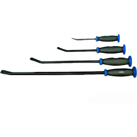SET LEVE 4PZ IMPUGNATURA IN GOMMA LEVERINI PIEDE DI PORCO LEVA  200-600mm STAHLK