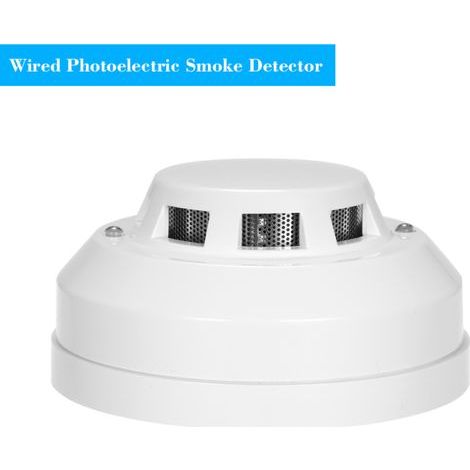 Hochempfindlicher, kabelgebundener fotoelektrischer Rauchmelder, Brandmelder, Verbrennungsschutz, kabelgebundene Zonenverbindung (1/5)