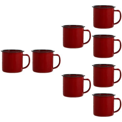 Set di 8 bicchieri da vino vintage in ferro, ideali per la casa, la sala da pranzo e come regalo per la famiglia, disponibili nelle misure 2,6 pollici, 2,6 pollici e 18,9 pollici. (1/5)