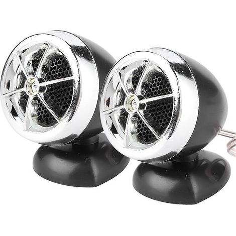 Haut-parleur dôme musical miniature à tweeter 1200 W 12 V pour système audio de voiture, argent