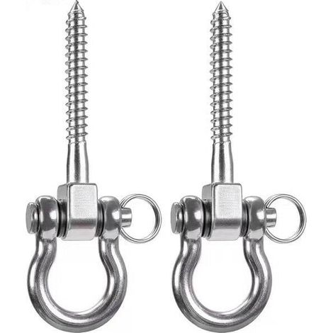 Lot de 2 Kit Hamac Ultra Résistant aux Sangles Lourde Suspension 150CM avec D-Ring - Deux Crochets Mousquetons - Charge Max 500KG - Sangles Terylene 100% Non-Extensible - Adapté aux Hamac (1/5)