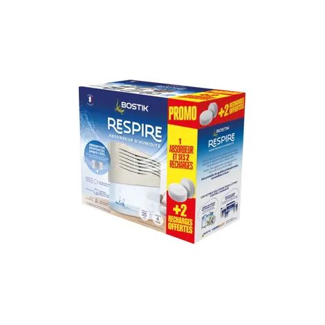 Deshumidificador Bostik Respire 4 pastillas 250g