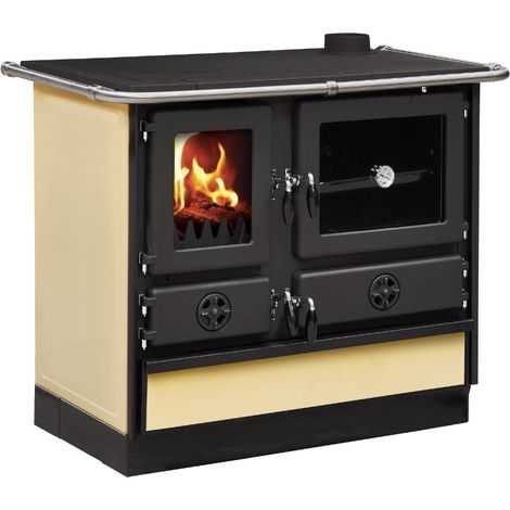 Cuisinière à bois MAGNUM MBS en fonte – Sortie des fumées côté droit - (1/5)