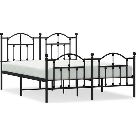 Maison Exclusive - Estructura cama sin colchón con estribo metal (1/5)