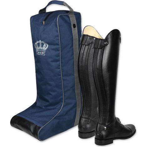 Full, Blu: Borsa portastivali in nylon con rinforzi in similpelle e chiusura con zip (1/2)