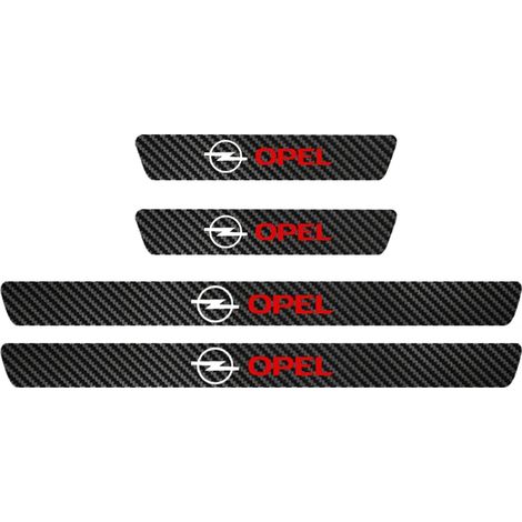 (4 autocollants de porte) Autocollant de seuil de porte,poignée de porte,protection anti-rayures pour Opel Astra,Mokka,Zafira,Corsa,Antara,Meriva (1/3)