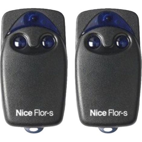 NICE FLO2R-S Fernbedienung (Rolling Code) 2 Stück (1/3)