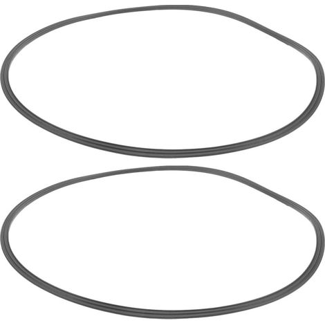 Lot de 2 anneaux en caoutchouc noir antidérapants pour pieds tabourets (1/5)