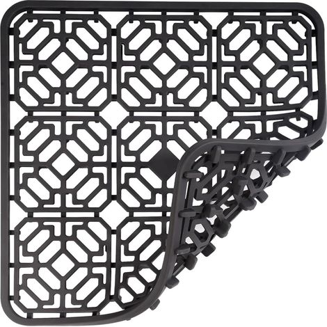 Espumadera - Alfombra Para Fregadero De Silicona Con Patas - 30x30 Cm - Diseño Perforado Para Secado Sin Gotas - Resistente Al Calor Y Antideslizante - Lavable En Lavavajillas (1/5)