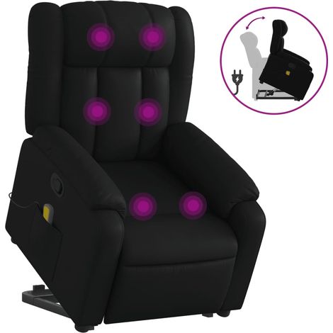 Maison Exclusive - Sillón reclinable de masaje de pie cuero artif