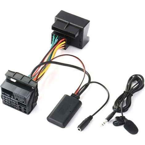 Adaptateur de Câble Audio AUX Bluetooth 5.0 + Microphone Externe pour CD30 CDC40 CD70 DVD90 (1/4)