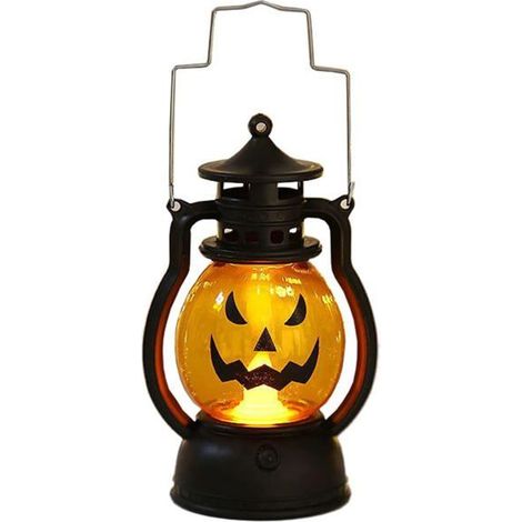 Décorations de lanternes citrouilles d'Halloween, mini lanterne citrouille portable, lumières LED citrouille à piles,Type B (1/3)