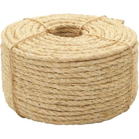 Corde 100 % sisal, 6 mm, 100 m