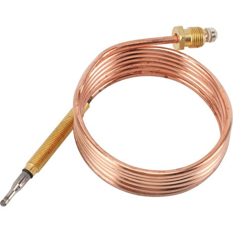 Thermocouple de rechange sonde capteur de température sécurité flamme pour four foyer à gaz chaudière chauffe-eau 1200 mm / 47.2 pouces (1/5)