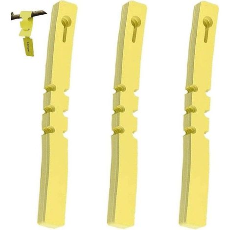 Étiquettes d'arbre en Plastique 300pcs Garden Étiquettes d'arbre Pépinière Étiquettes De Plante Nurser (1/4)