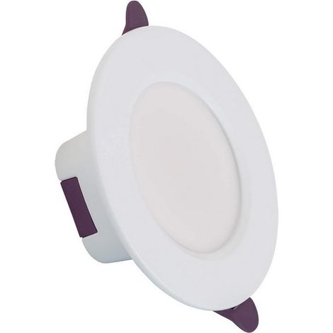Downlight LED 8W Circular Baño IP65 Corte Ø 75 mm 2700K Blanco Cálido