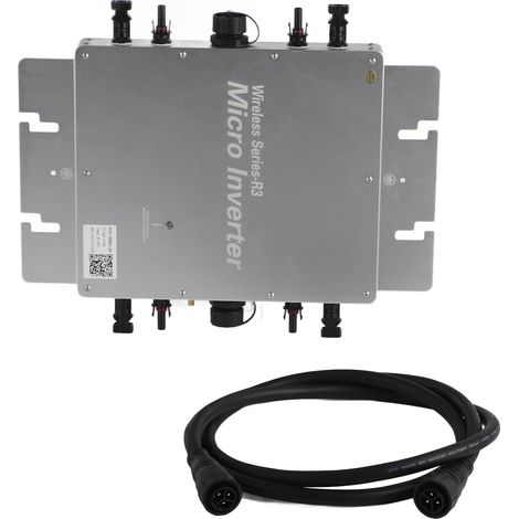 Système d'énergie solaire photovoltaïque WVC‑1600 Micro-onduleur 120/230 V Identification automatique (1/5)