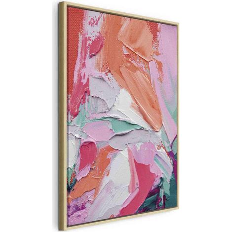 Quadro decorativo artgeist tela astratto colori intensi 80x120 cm