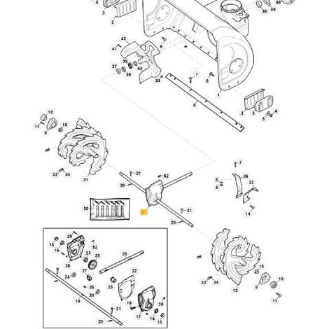TRASMETTITORE 145 (BASE) ORIGINALE STIGA - 1126-1269-01
