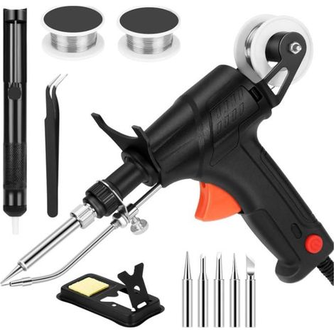 Pistolet à souder industriel, Kit de pistolet à souder automatique, Fer à souder manuel pour réparation de cartes de circuit imprimé (1/5)
