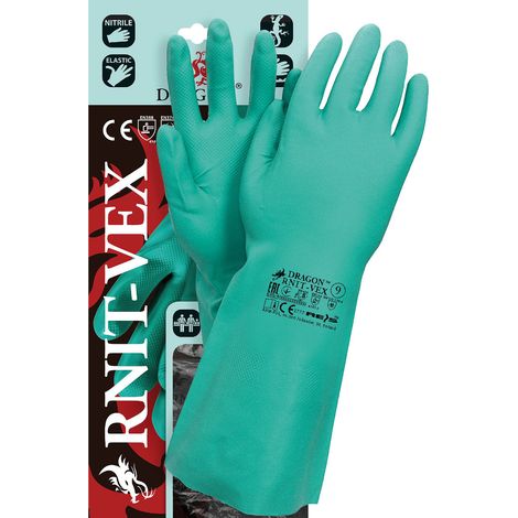 Gummihandschuhe aus Nitril-Kautschuk, rissbeständig 7
