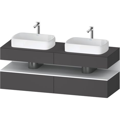 Lavabo consola Collection One de Duravit, 2 extraíbles, 2