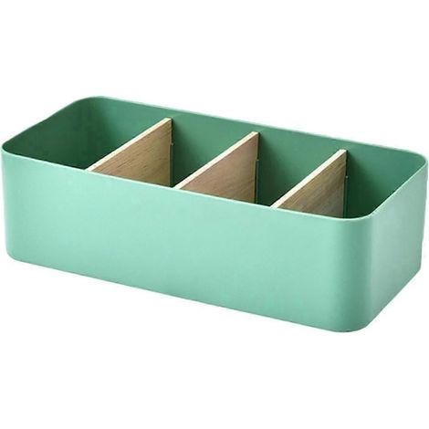 Support de télécommande, organisateur de maquillage de bureau pour télécommandes, accessoires de chevet-rectangle Green (1/5)
