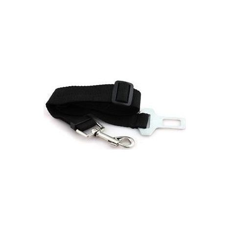 Ceinture de sécurité - HAPPYHOMY - Laisse à Clip - Noir - Pour Chiens - Voiture (1/4)