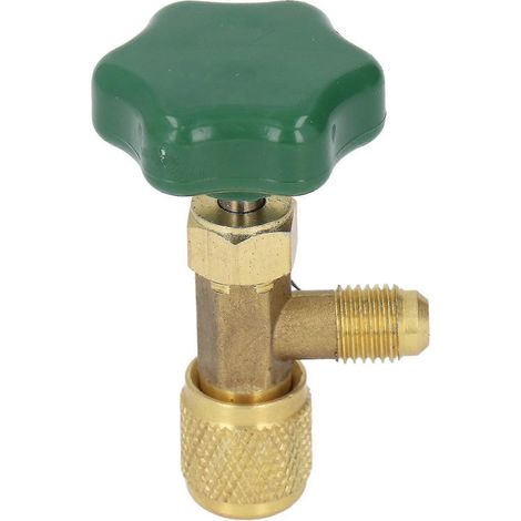 Vanne de remplacement pour réservoir de réfrigérant de climatisation, en cuivre ABS, étanche, 1/4 po SAE (1/5)