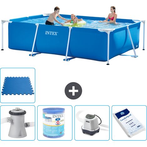 Intex Piscine Tubulaire Rectangulaire - 300x200x75 cm - 6-pièces S40208 (1/5)