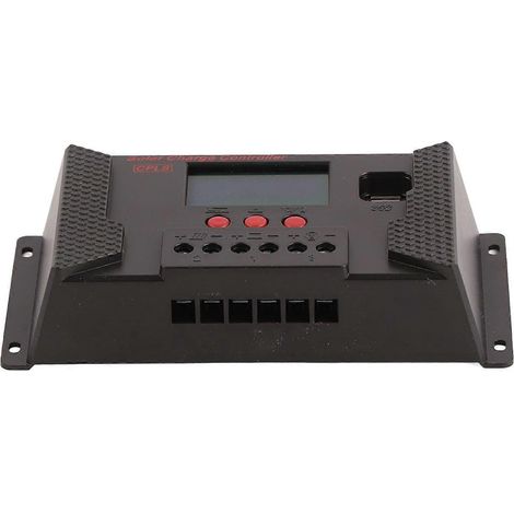 Contrôleur solaire PWM 12V/24V à adaptation automatique, écran LCD, port USB, régulateur solaire 20A (1/5)