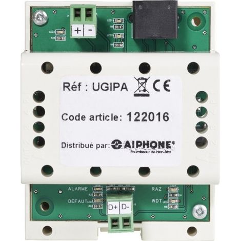 Interface ip modulaire pour unité de traitement local ugvbt. UGIPA AIPHONE 122016