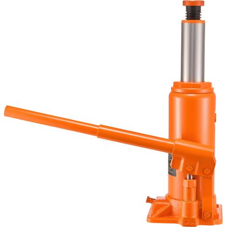 Cric bouteille hydraulique 10 t, levage 235 à 470 mm, cric soudé robuste, auto, SUV, pickup, réparation, ferme, orange (1/5)
