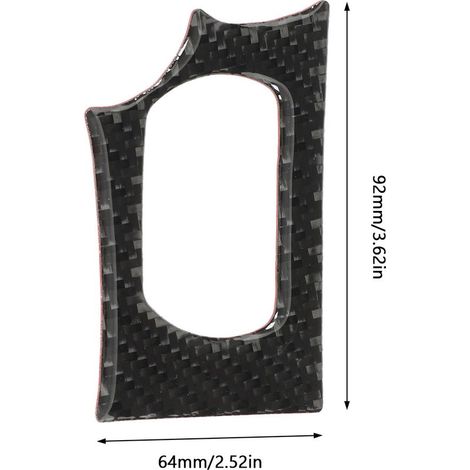 Autocollant pour Interrupteur de Démarrage en Fibre de Carbone pour Corvette C6 2005-2007 (1/5)