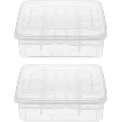 2 Pièces Boîte D’Incubation D’œufs de Reptiles 16 Compartiments Observation Facile, Structure Incassable, Rangement Pratique, Adaptée aux Œufs de Tortue Œufs (1/5)
