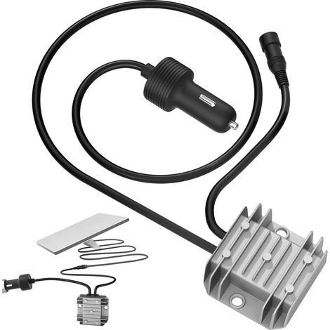 Adaptateur de Voiture,10-28V vers 30 V 3,5 A Convertisseur d'alimentation avec Prise Allume-Cigare et 2 câbles CC Doubles,pour Camion Camping-Car Bateau (1/5)
