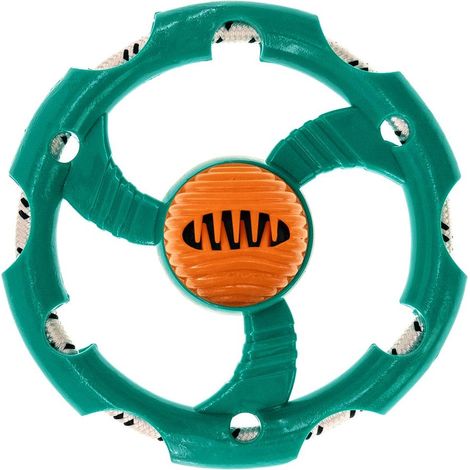 Jet gioco per cani timone azzurro 16.5 cm