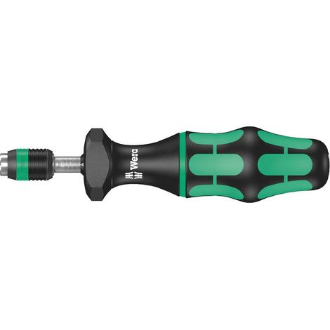 Wera – Tournevis dynamométrique réglable 1.2-3.0 Nm – Mandrin Rapidaptor pour embouts hexagonaux 1/4" – Affichage numérique – Poignée ergonomique antidérapante