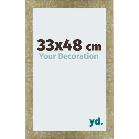 yd. - Cadre photo 33x48 - Or Antique - MDF - Mura